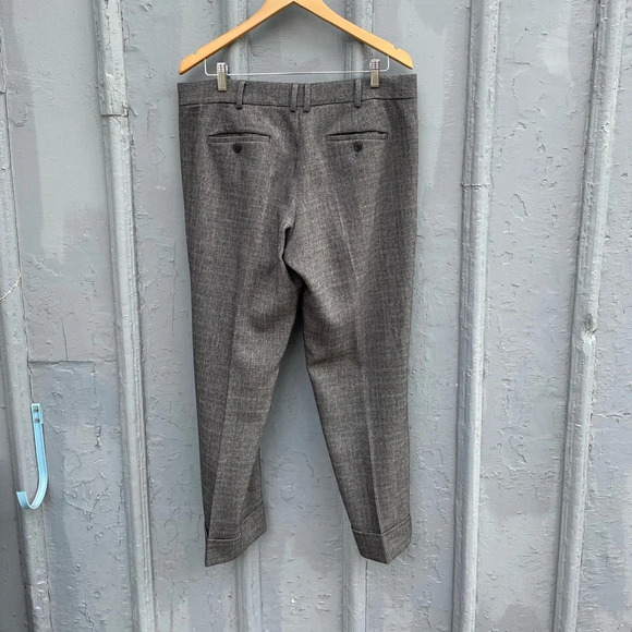 James Jeans Plaid Cuffed Trouser, size large - Picture 5 of 9